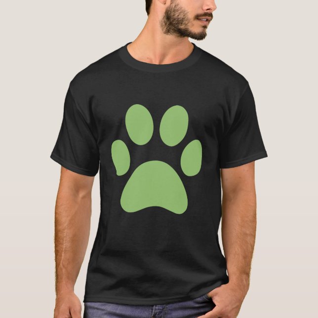 Paw-utskrift T Shirt (Framsida)