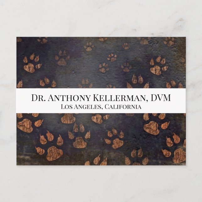 Paw-utskrift Vykort (Framsida)