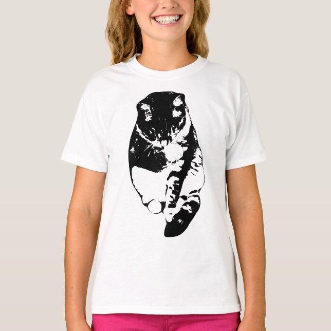 Paw-Wash Kitty Lugn T Shirt (Framsida)