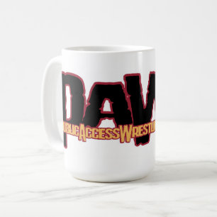 PAWA-Logotyp design på en Kaffemugg