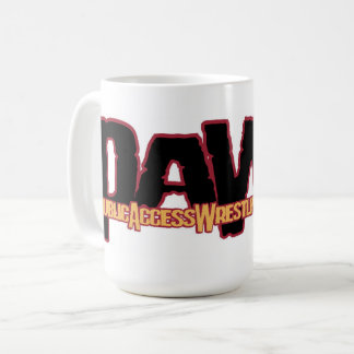 PAWA-Logotyp design på en Kaffemugg