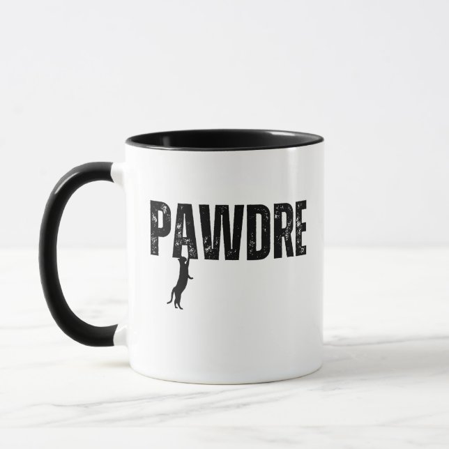 Pawdre Black Cat Mugg (Vänster)