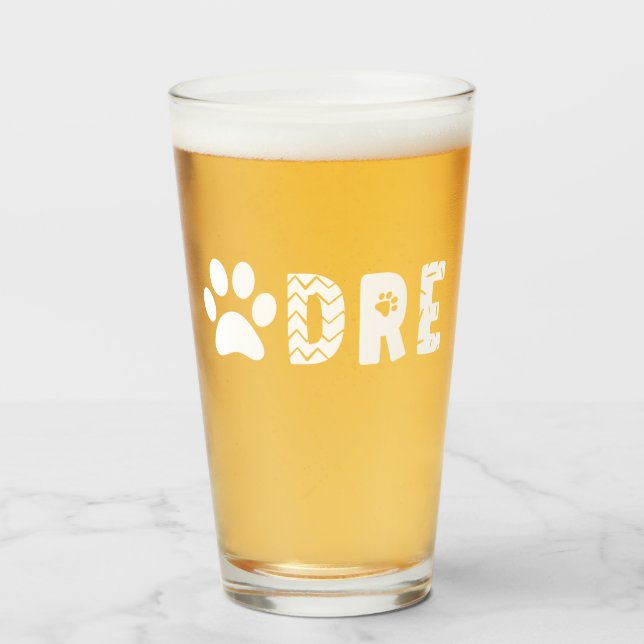 Pawdre Hund Pappa New Hundägare-gåvor Glaskopp (Framsida fylld)