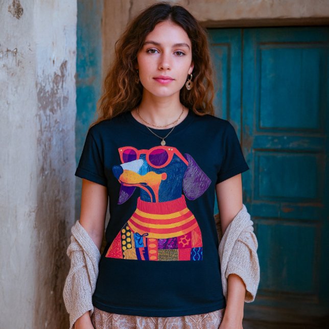 Pawfect Dachshund Wienerdog doxie Dogmamma i Stil T Shirt (Skapare uppladdad)