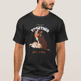 "Pawfect Together", Hundar Day T Shirt