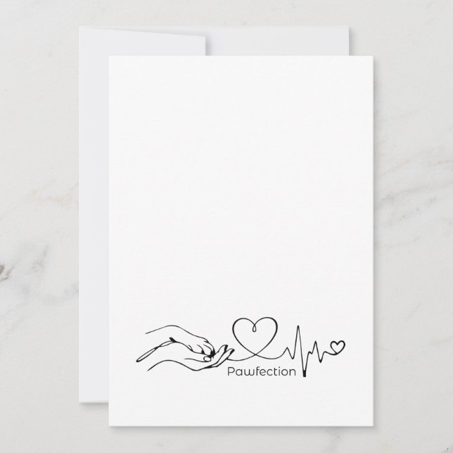 Pawfection One-Line Art – Minimalist Dog Lover (Framsida)