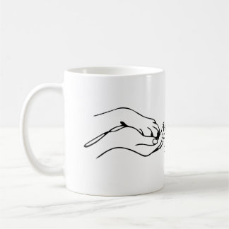 Pawfection One-Line Art – Minimalist Dog Lover Kaffemugg