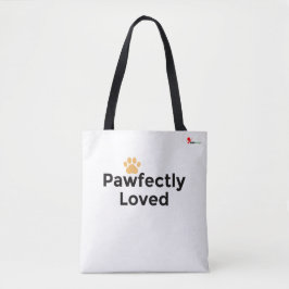 Pawfectly Loved Minimalist Pet Lover Tygkasse