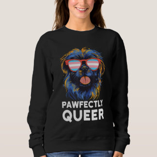Pawfectly Queer  Pekingese Med Solglasögon Transge T Shirt