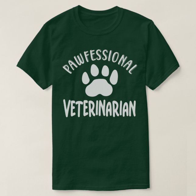 Pawfessional veterinär t shirt (Design framsida)