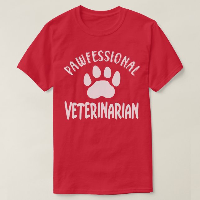 Pawfessional veterinär t shirt (Design framsida)
