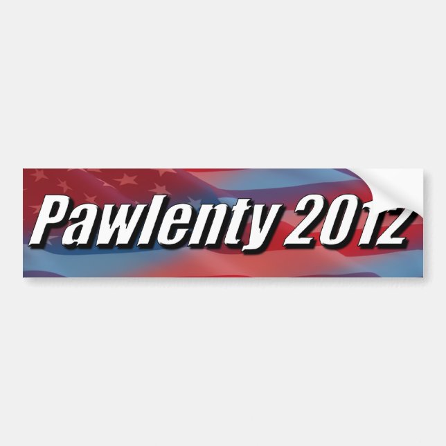 Pawlenty 2012 bildekal (Framsidan)