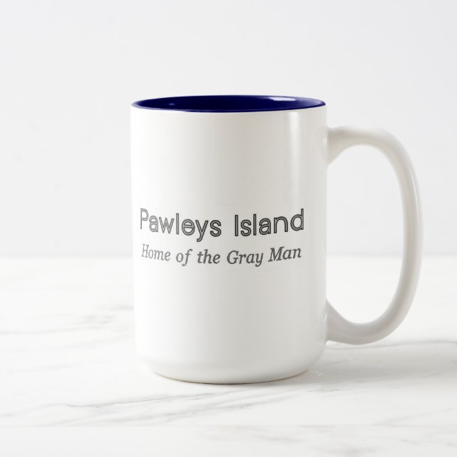 Pawleys Island Grått Man Två-Tonad Mugg (Höger)