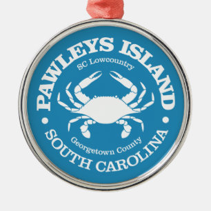 Pawleys Island (krabba) Julgransprydnad Metall