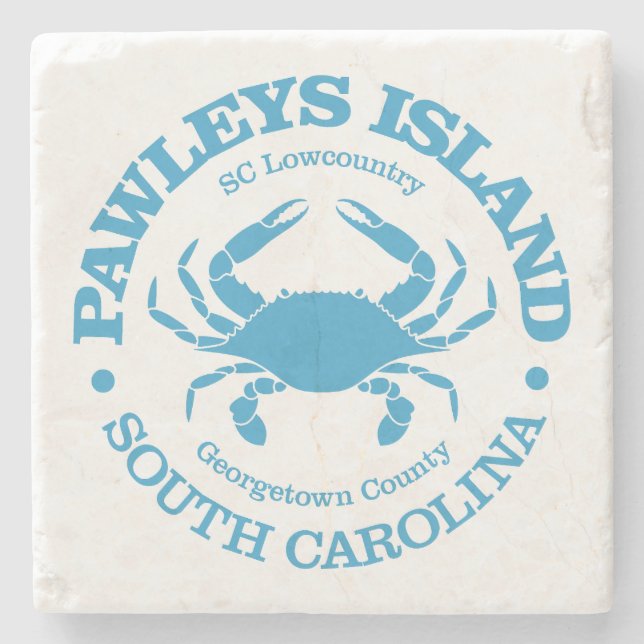 Pawleys Island (krabba) Stenunderlägg (Framsidan)