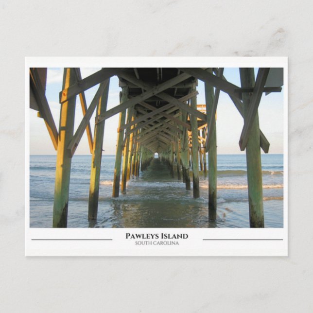 Pawleys Island-South Carolina Vykort (Framsida)