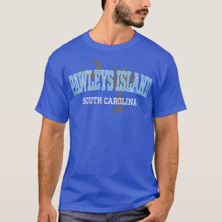 Pawleys Island South olina Palmetto Coastal Blue T Shirt