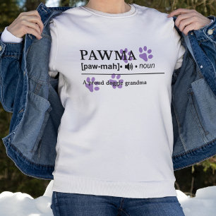 Pawma - Anpassade Definition - Doggie Grandma T Shirt