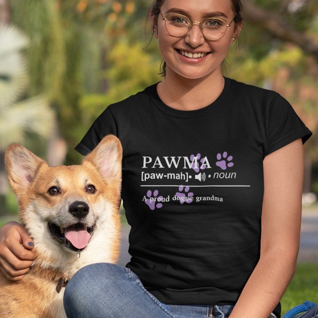 Pawma - Anpassade Definition - Doggie Grandma T Shirt (Skapare uppladdad)