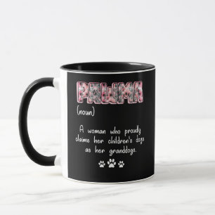 Pawma Definition mamma Grandma moster hundälskares Mugg