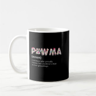 Pawma Definition T-shirt mamma Grandma moster hund Kaffemugg