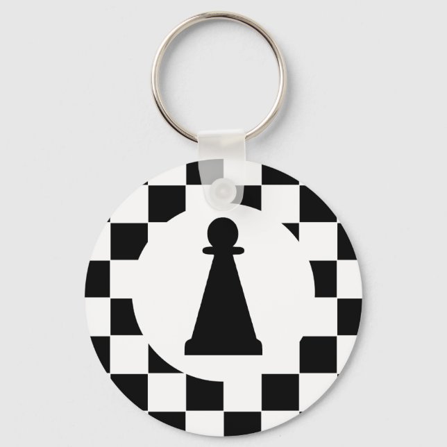 Pawn Chess Biet - Keychain - Chess Party favors Nyckelring (Framsida)