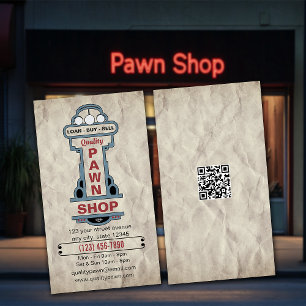 Pawn Shop Visitkort