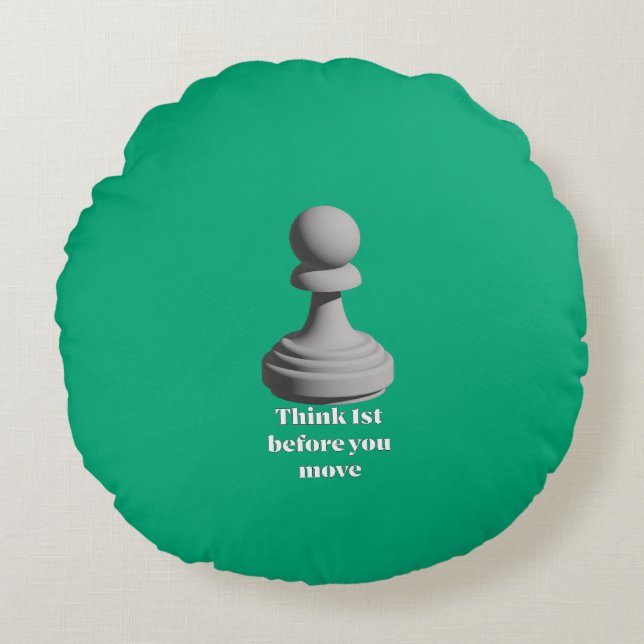 Pawn_Think_1st Rund Kudde (Framsidan)