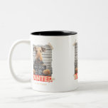 Pawnal Code: "Collar Fraud" - Bad Airedale Terrier Två-Tonad Mugg<br><div class="desc">Pawnal Code: "Collar Fraud" - Bad Airedale Terrier Uncover the "Bad Dog" wanted for "Collar Fraud" in this amusing "Pawnal Code" design. This mugshot features a charming Airedale Terrier-like dog, making it a fantastic gift for Airedale owners and anyone who appreciates witty animal-themed humor and the playful side of their...</div>