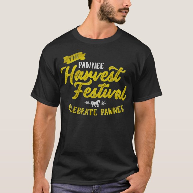 Pawnee Harvest Festival T Shirt (Framsida)