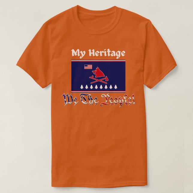 Pawnee nation Tribe - mitt arv, vi Flagga folk T Shirt (Design framsida)