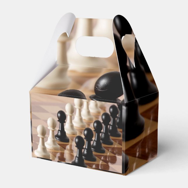 Pawns in Chess Board Presentaskar (Framsidan Sidan)