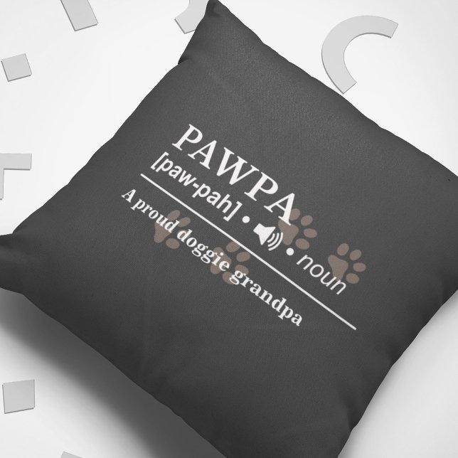 Pawpa Customized Hund älskare Dekorativ kudde (Skapare uppladdad)