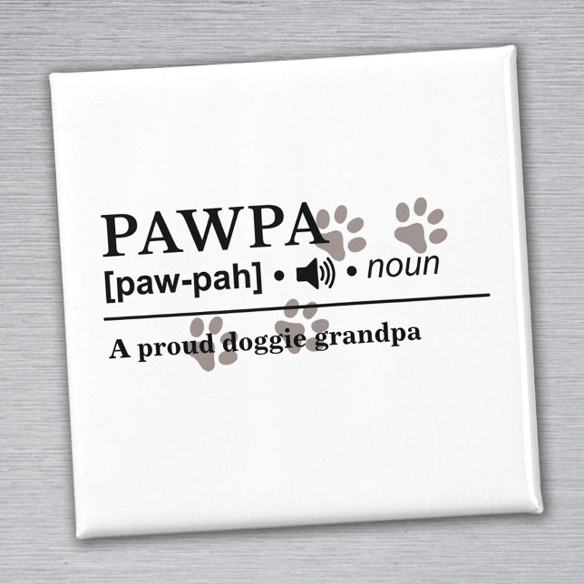 Pawpa Customized Hund älskare Magnet (Skapare uppladdad)