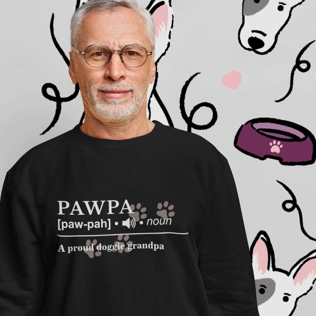 Pawpa Customized Hund älskare Sweatshirt (Skapare uppladdad)
