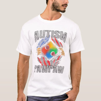 Pawpaw amerikansk flagga t shirt