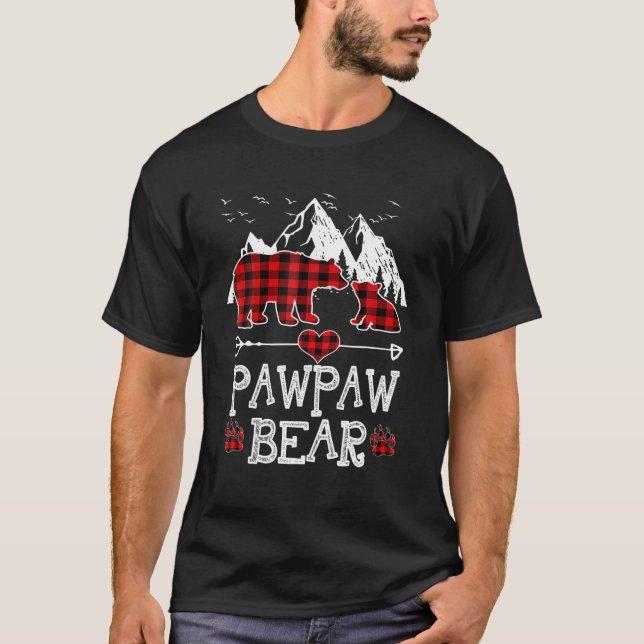 Pawpaw Bear, Red Buffalo Play Pawpaw Bear Pajama T Shirt (Framsida)