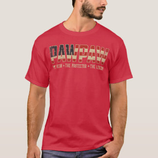 Pawpaw Beskyddare Hjälte Legend USA Flagga Pawpaw T Shirt