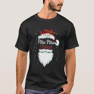 Pawpaw Claus Beard Red Play jul Pajamas Xma T Shirt