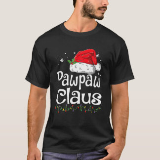 Pawpaw Claus jul-familjen Pajama som matchar Julaf T Shirt