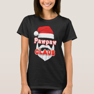 Pawpaw Claus jul Santa Ansikte Merry Ugly Sweat T Shirt