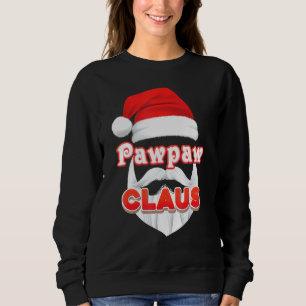Pawpaw Claus jul Santa Ansikte Merry Ugly Sweat T Shirt