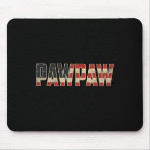 Pawpaw Djärvt Patriotiskt Amerikansk Flagga Fars D Musmatta