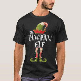 Pawpaw Elf-familjens matchande jul T Shirt