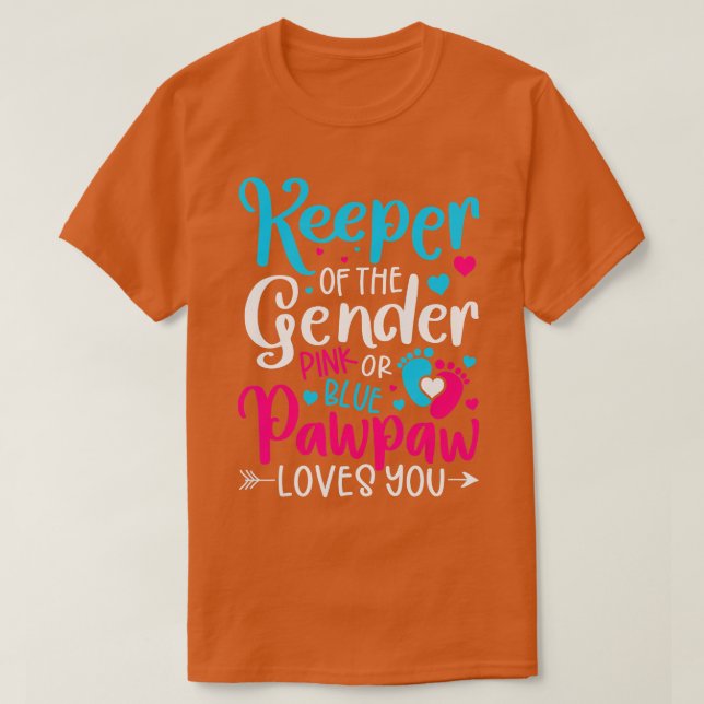 Pawpaw Kärlek Du som är innehavare av Genderna Rev T Shirt (Design framsida)