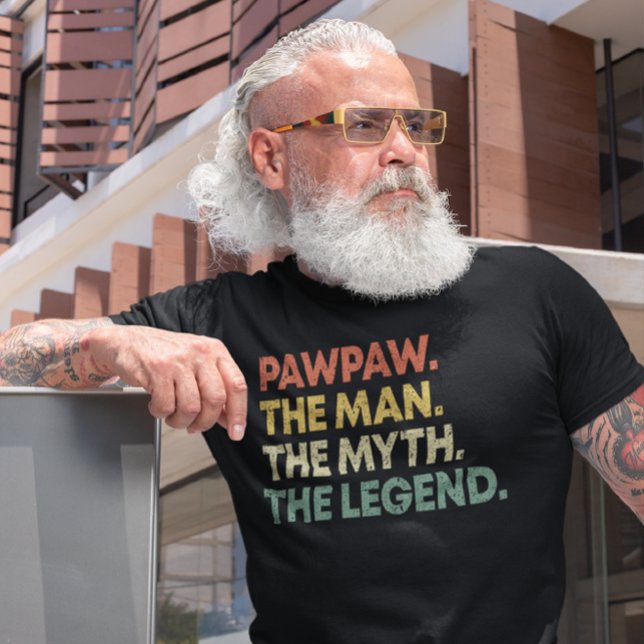 PawPaw mannen myten om Fars dag T Shirt (Skapare uppladdad)