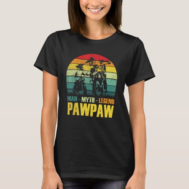 Pawpaw mannen myth the legend funny Far D T Shirt (Framsida)