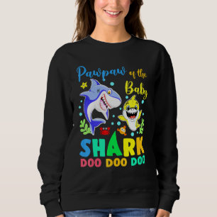 Pawpaw of the Birthday Boy Shark Blue Gult Doo D T Shirt
