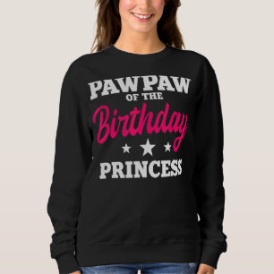 Pawpaw of the Birthday Princess Party Bday Celebra T Shirt