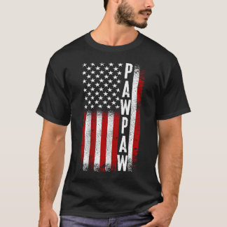 Pawpaw Patriotic American USA Flag Best Pawpaw T Shirt